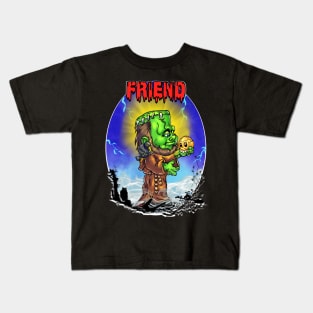 Monk  Frankenstein monster Kids T-Shirt